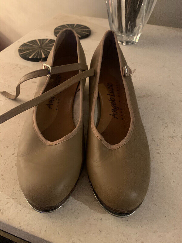 Angelo Luzio Tan Leather Tap Shoes - size 6.5 in Other in Calgary - Image 2