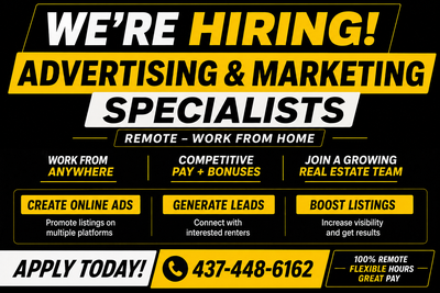 Hiring Advertising and Marketing Specialist (Remote Job), View more