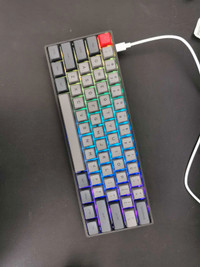 Epomaker SK61 keyboard (optical yellow switches) 