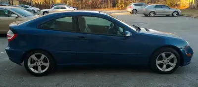 Mercedes c230 (Coupe) 4 cylinder sedan car is in good condition. Engine, Transmission, Heat and Air...