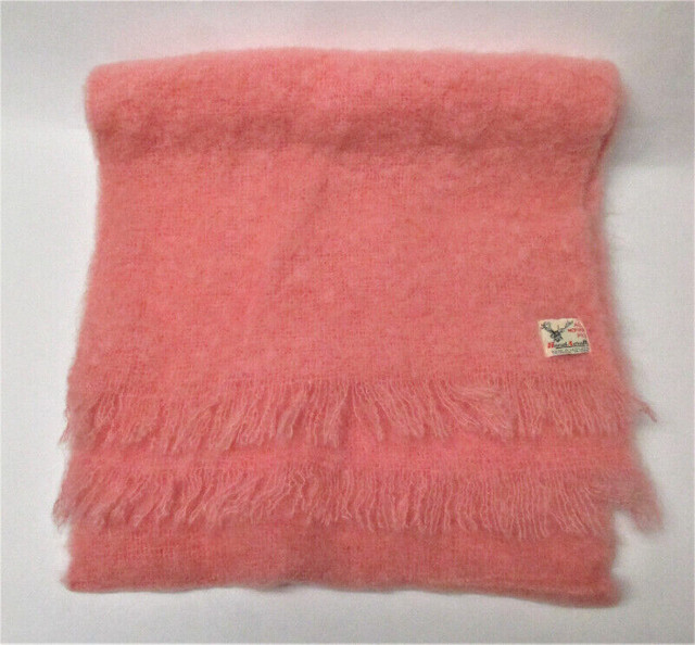Vintage Hand A Craft All Mohair Pile Made in Scotland 64"x16" in Arts & Collectibles in Stratford