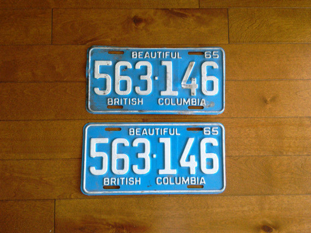 Vintage Vehicle License Plates Sets in Arts & Collectibles in Vernon - Image 2