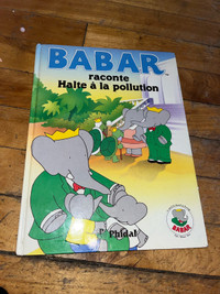 Babar raconte halte à la pollution livre enfants 
