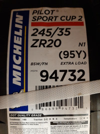 2x Michelin Pilot Sport Cup 2 - 245/35ZR20