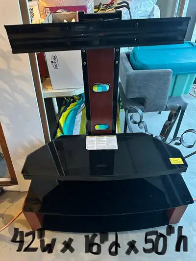 MODERN TV STAND W/MOUNT, View more