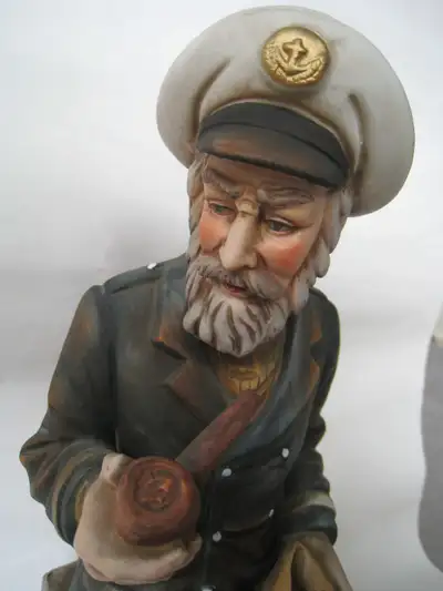 Bearded Sea Captain Porcelain Figurine, View more