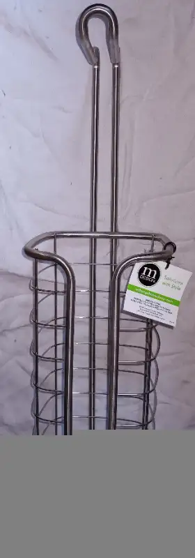 NEW mDesign Free Standing Toilet Paper Holder Stand and Dispense in Other in London - Image 3