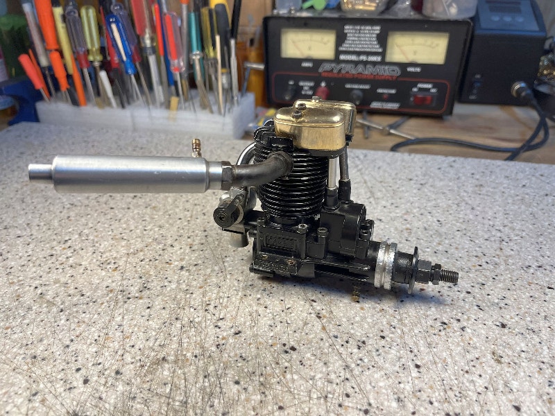 Saito FA-56GK Golden Knight 4-stroke R/C Airplane Engine | Hobbies ...