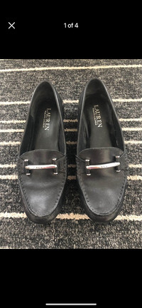 Ralph Lauren black loafers