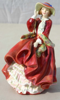 HN1834 Royal Doulton figure Top O' The Hill | Red | 1950's