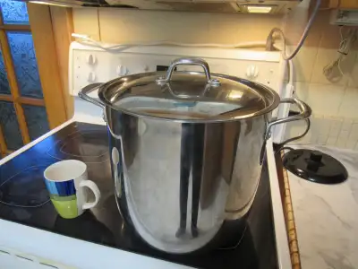 Large Stainless Steel Cooking Stock Pot with Lid, View more