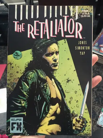 RETALIATOR #1 (July 1992, Eclipse Comics) Incl. FX Card , View more