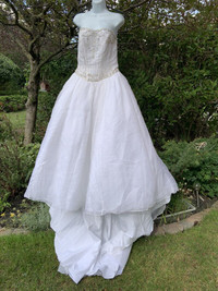 Jasmine Haute Couture Silk Wedding Dress Size 14