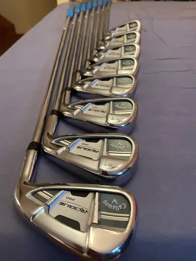 Calloway Rogue Pro Iron Set 4-GW. Project X LZ 5.5 shafts, View more