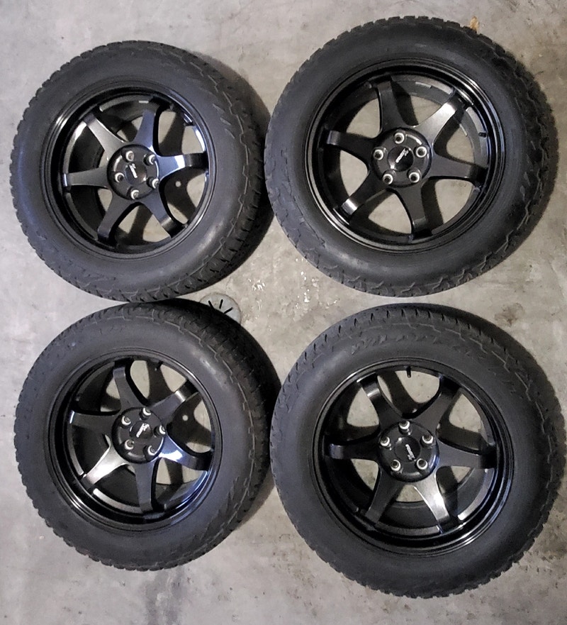 18" Fast Wheels on Falken Wildpeak AT tires Tires & Rims Winnipeg