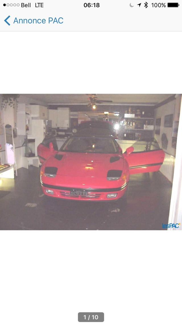 Dodge Stealth ÉDITION ES 1992 rouge dans Autos et camions  à Saguenay