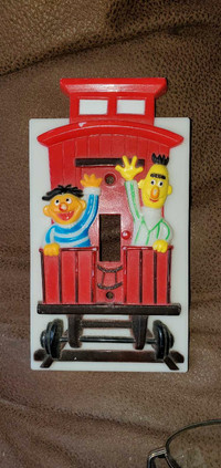 Sesame street  light switch cover