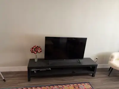 Flat Screen TV + TV Stand – Great Condition, View more