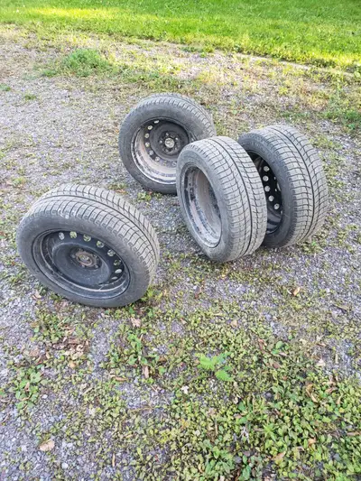 A set of four Michelin Ice-X winter tires. Used for two seasons. Sold the car that these were on so...