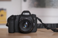 Kit canon 6d mark i avec trois lentilles 