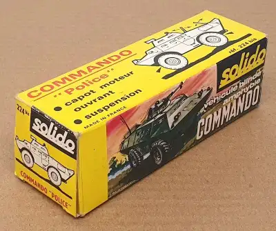 Solido Appx 12cm Long Diecast 224 bis - Commando Armoured Police, View more