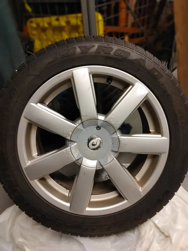 PRICE DROP - 215 55 R17 WINTER TIRES WITH ALLOY RIMS in Tires & Rims in Mississauga / Peel Region - Image 2