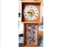 Vintage TAKANE electric wall hanging / stand alone clock,Taiwan