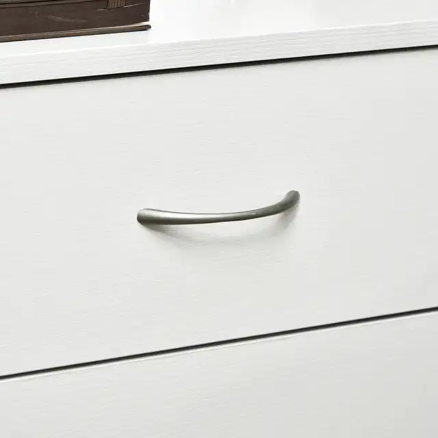 White Bedside Table with 3 Drawers, Modern Wood Nightstand in Dressers & Wardrobes in Markham / York Region - Image 8