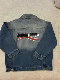Kids balenciaga jeans jacket size 6/7 years kids