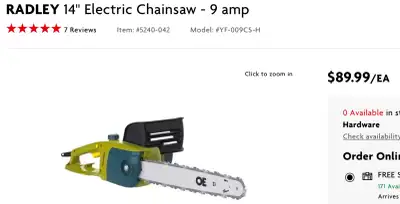 ELECTRIC CHAINSAW, View more