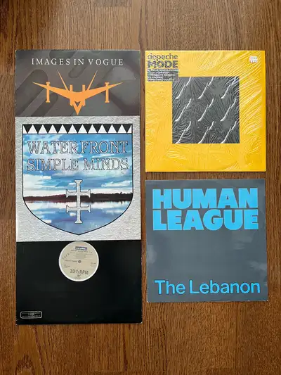 Selling my record collection * Images in Vogue - Lust for Love mini EP 1983 $15 * Depeche Mode - Bla...