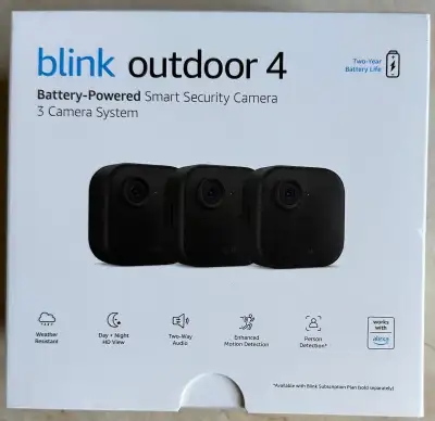 NEW BLINK OUTDOOR 4 [3 CAMERA SET], View more