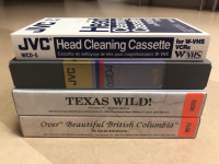 W-VHS tapes, DS104, WCD-5, 2x demo tapes