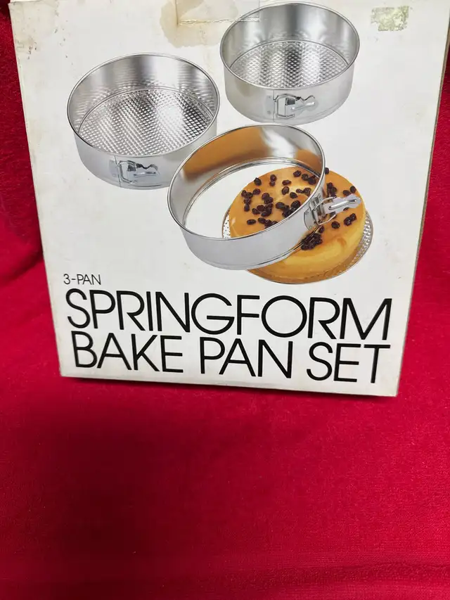 New 3Pan Springform bake pan set65604225299971120