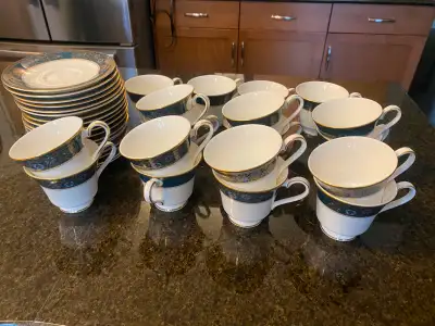 Royal Dalton 'Carlyle' 18 Coffee Cups & Saucers Plus Coffee Pot, View more