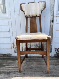 Antique Arts & Crafts Oak Chair