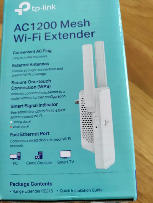 Ptp-link Mesh Wi-Fi Extender/Works w Any Wi-Fi Router for sale ...