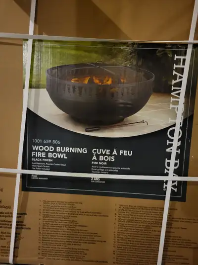 Fire Bowl wood burning, View more