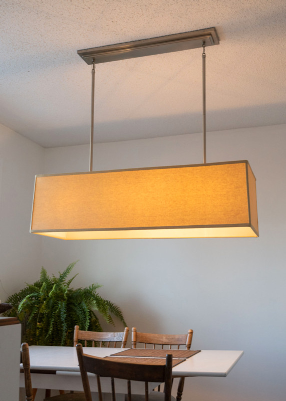 Dining Room Design Linen Light Fixture in Other in Edmonton - Image 4