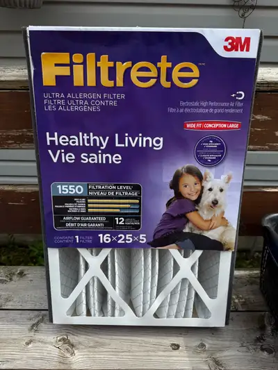 3M Filtrete 16x25x5 Furnace Filter, View more