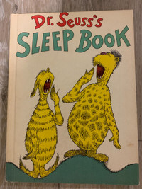 Dr. Seuss Sleep Book - Book Club Edition 1962 Hardcover