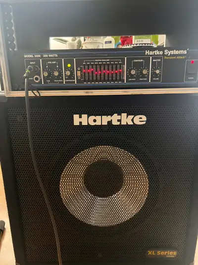 Hartke 350w Amp - XL Series 115XL Cabinet $1000 obo, View more