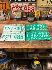 Saskatchewan F license plates