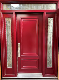 Martin Front Door with Sidelites & Transom