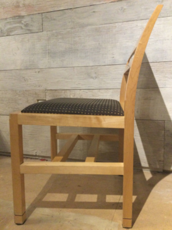 WOODEN CHAIRS WITH UPHOLSTERED SEATS - QUALITY & STURDY in Chairs & Recliners in Edmonton - Image 3