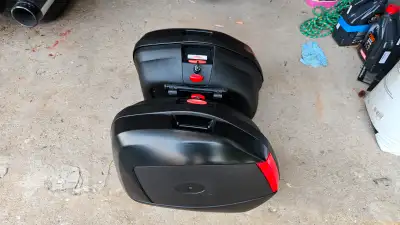 Excellent condition! Barely used! Givi V35 side cases. Great for any sport touring motorcycle. Save...