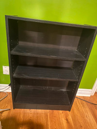 Short Black Ikea Book Shelf