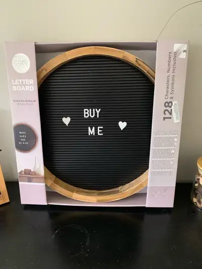 Letter Board BNIB, View more