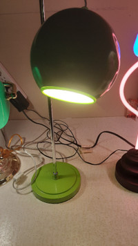 1970's Green Desk Lamp