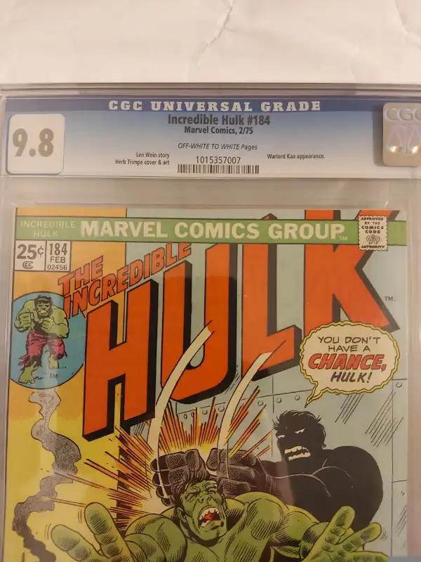 The Incredible Hulk #184 CGC 9.8 in Comics & Graphic Novels in City of Toronto - Image 3